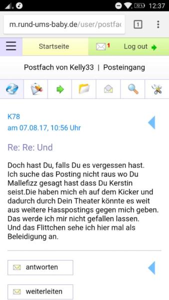 Bild zu Da haben wir sie extra für dich malefizz die echte Kerstin - Baby Forum - Allgemeine Themen