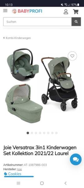 Bild zu Hat jemand Erfahrung mit dem Kinderwagen: Joie Versatrax 3in1 - Baby Forum - Allgemeine Themen
