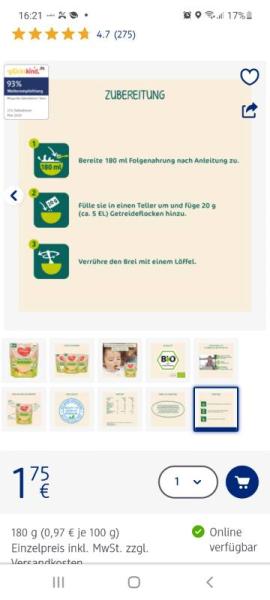 Bild zu Nachmittags brei von milupa - Baby Forum - Allgemeine Themen