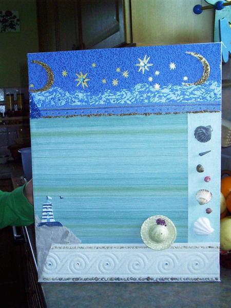 Bild zu so, mein erstes Tapetenbild ist fertig - wer mal gucken will ... ot - Spielen und Basteln mit Kindern