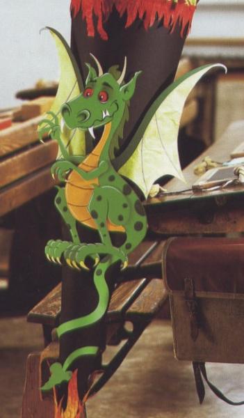 Bild zu Suche Drachen Vorlage und zwar eine ganz bestimmte - Spielen und Basteln mit Kindern