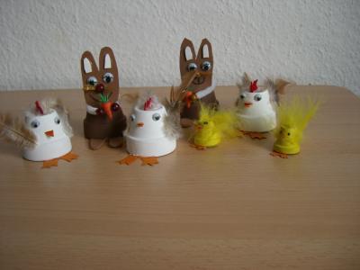 Bild zu Unsere Osterbastelei - Spielen und Basteln mit Kindern