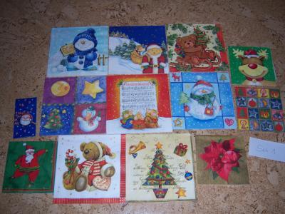 Bild zu Habe jede Menge Servietten mit Weihnachtsmotiven abzugeben! - Spielen und Basteln mit Kindern