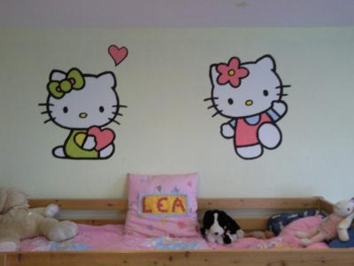 Bild zu Die Kittys sind an der Wand.... - Einrichten und Deko