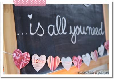 Bild zu Habe jetzt doch ein kleines bisschen Valentinstagsdeko gemacht ... - Einrichten und Deko