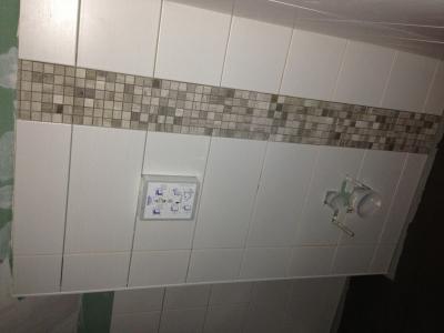 Bild zu Unser Bad nimmt Gestalt an und ich finde das Mosaik soooooo schööööööön :-) - Einrichten und Deko
