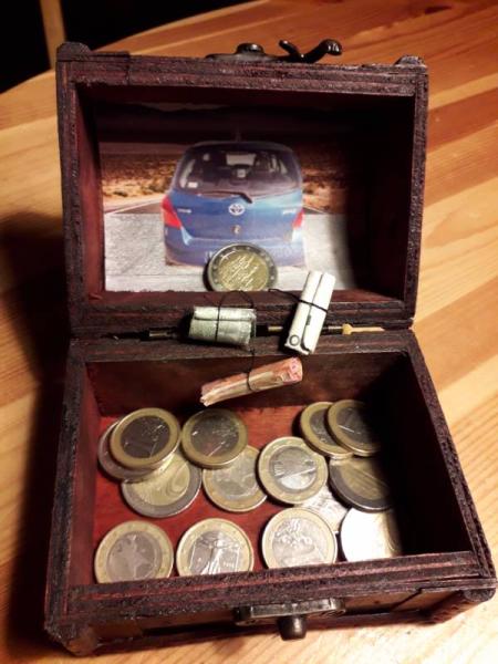 Bild zu habe ich gerade als ein Hochzeitsgeldgeschenk gemacht - DIY Ideen - selbstgemacht und einzigartig