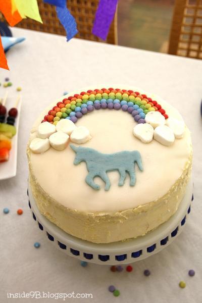 Bild zu Regenbogenparty - Torte - Kindergeburtstag - Elternforum