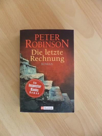 Bild zu BIETE "Die letzte Rechnung" v.Peter Robinson, Roman - Bücherforum