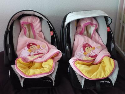 Bild zu 2 Babyschalen abzugeben...Recaro in black/silver - Mehrlinge - für Eltern mit Zwillingen, Drillingen und mehr