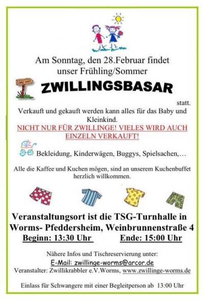 Bild zu Mehrlingsbasar nicht nur für Mehrlinge in Worms - Mehrlinge - für Eltern mit Zwillingen, Drillingen und mehr