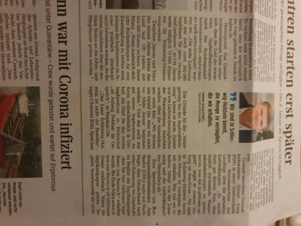 Bild zu Deutschland bekommt zu wenig Impfstoff/ hat zu wenig Imfstoff bestellt. - Coronavirus - Schwangerschaft, Baby, Kinder und Familie