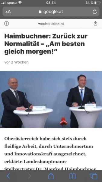Bild zu 42 jähriger Landeshauptmannstellvertreter (FPÖ)... - Coronavirus - Schwangerschaft, Baby, Kinder und Familie