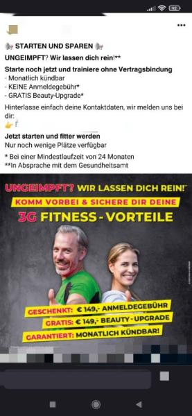 Bild zu "ungeimpft? wir lassen dich rein!" - Coronavirus - Schwangerschaft, Baby, Kinder und Familie