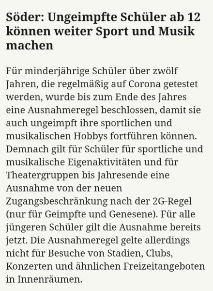 Bild zu Lockerung für bayerische Schüler bzgl. 2G - Coronavirus - Schwangerschaft, Baby, Kinder und Familie