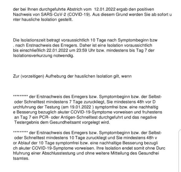 Bild zu Quarantäne nach 10 Tagen automatisch zu Ende oder muss man sich trotzdem ... - Coronavirus - Schwangerschaft, Baby, Kinder und Familie