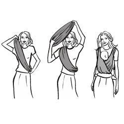 Bild zu Biete ---> Praktisches Tragetuch von Amazonas - Babys 1. Lebensjahr