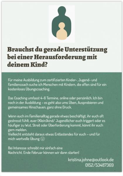 Bild zu Biete kostenlose Übungscoachings - Elternforum rund um die Erziehung
