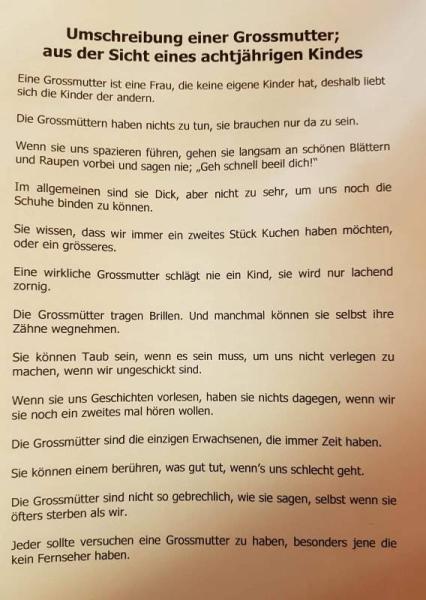 Bild zu Personenbeschreibung - Forum und Treffpunkt für Omas