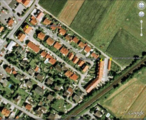 Bild zu HA :o) Da wohnen wir und dort werden wir bald wohnen ;o) - Alleinerziehend - Forum für alleinerziehende Eltern