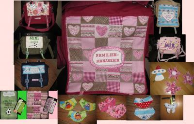 Bild zu U-Hefthüllen, Mutterpasshüllen, Taschen (KiGa Wickeltasche) GENÄHT + bestickt - Kigakids