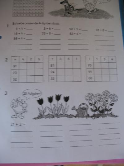 Bild zu Mathe Hausaufgabe 2. Klasse - Grundschule - Forum