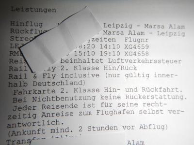 Bild zu rausgekramt, da steht nichtmal die Fluglinie drauf - Reisen, Reiseforum, Urlaub mit Kinder