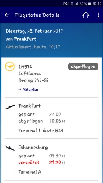 Bild zu Bitte mal schauen...Flug Verspätung?! - Reisen, Reiseforum, Urlaub mit Kinder