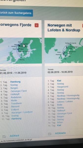 Bild zu Aida Norwegen , brauche Input... - Reisen, Reiseforum, Urlaub mit Kinder