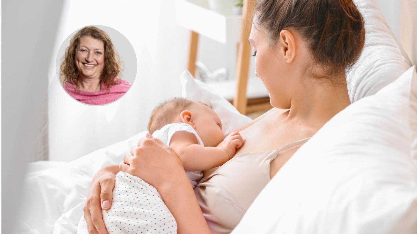 mama stillt baby und biggi welter