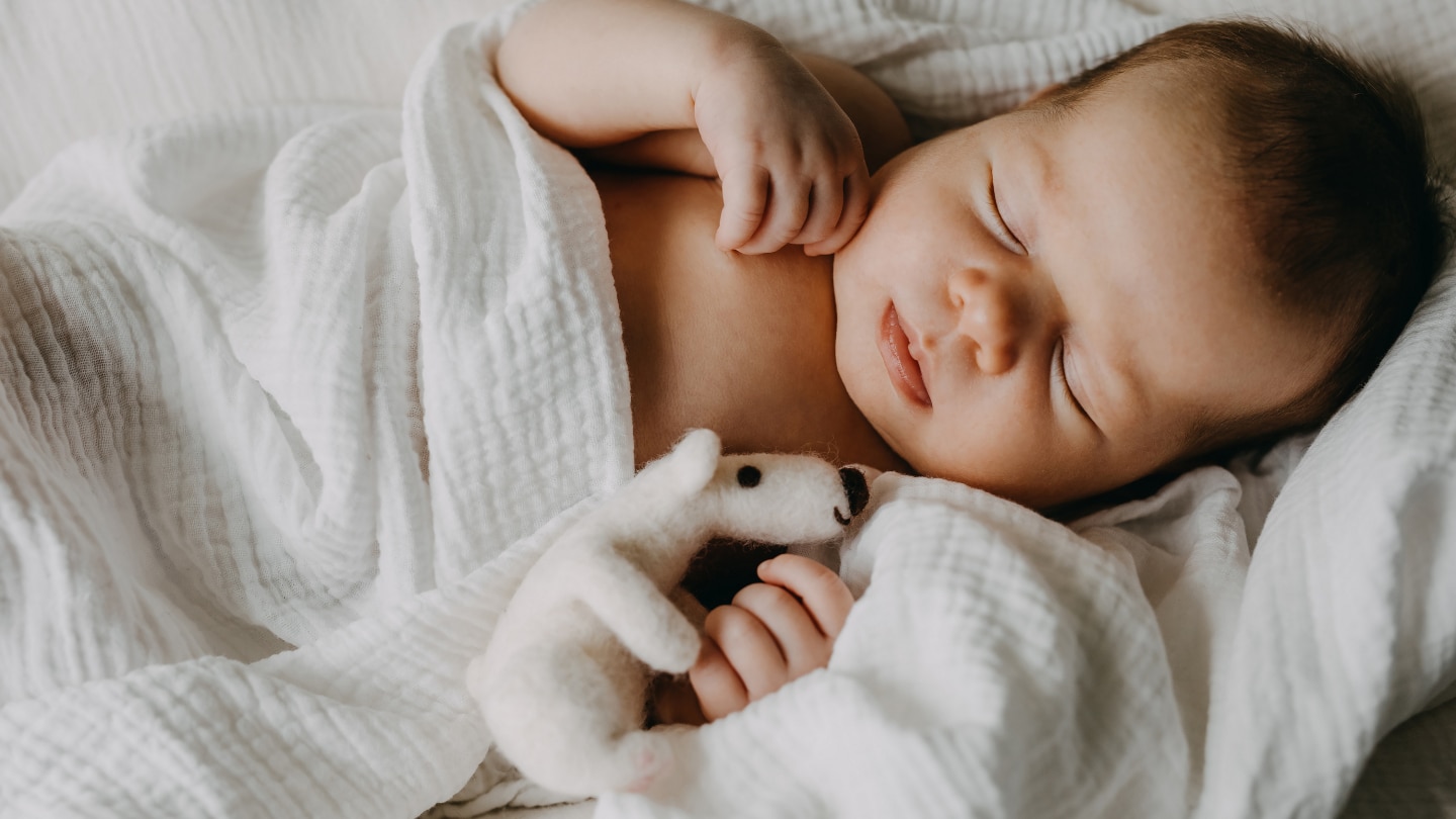 Newborn baby sleeping
