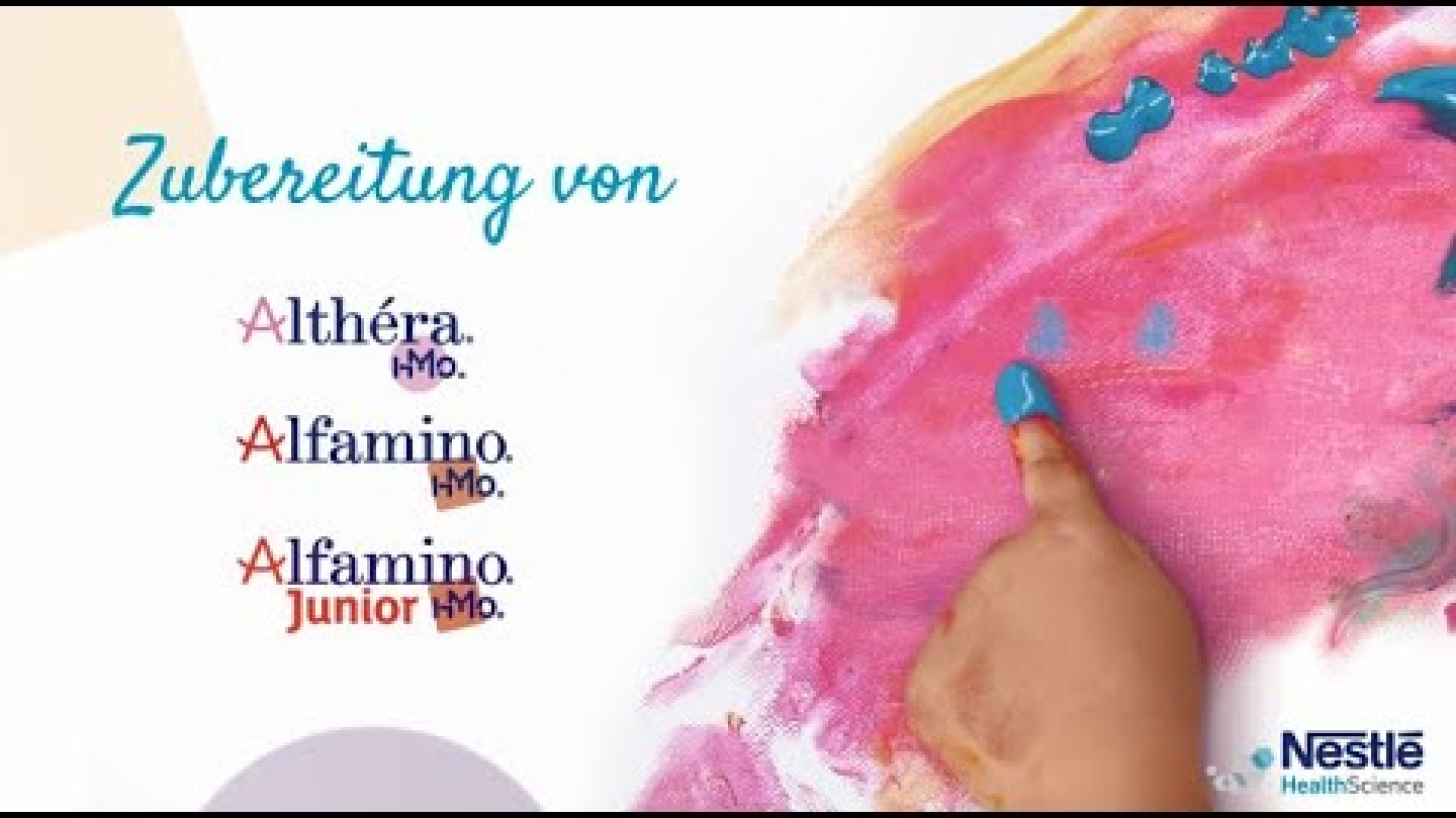 Althéra® und Alfamino® Zubereitungsvideo