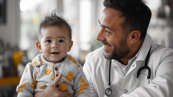 papa und sohn