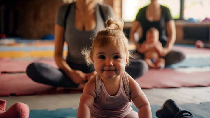 Krabbelkind im Babykurs