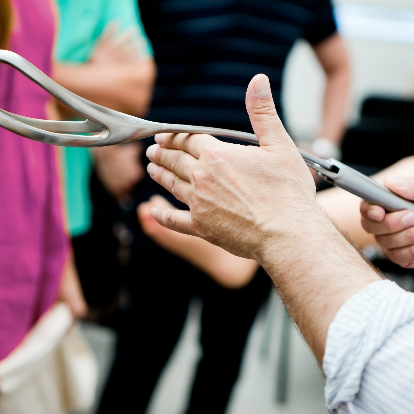 Teaching of obstetricians how to use birth forceps