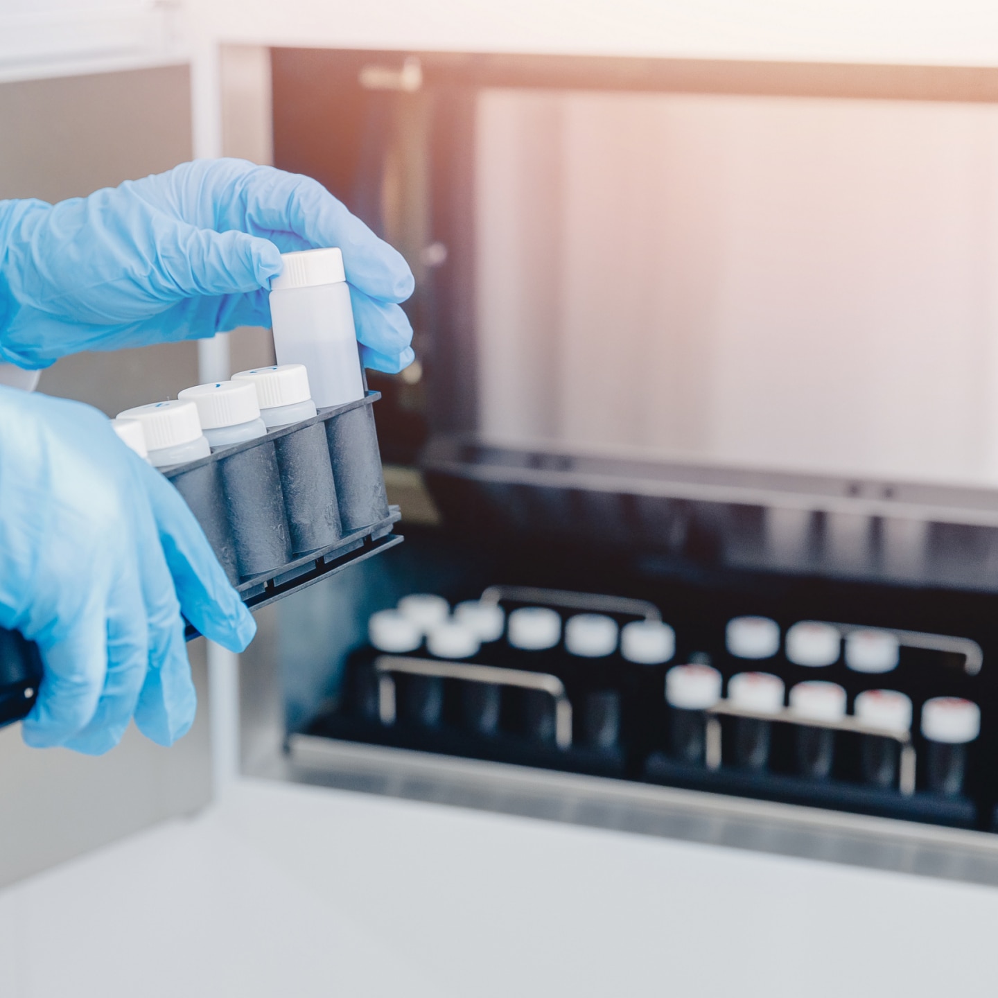 Sperm tubes are placed in bank to store genetic code, reproduction clones