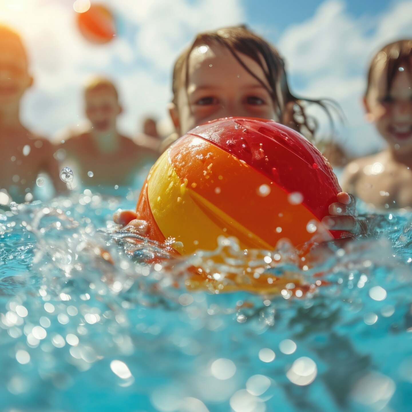 kinder im schwimmbad