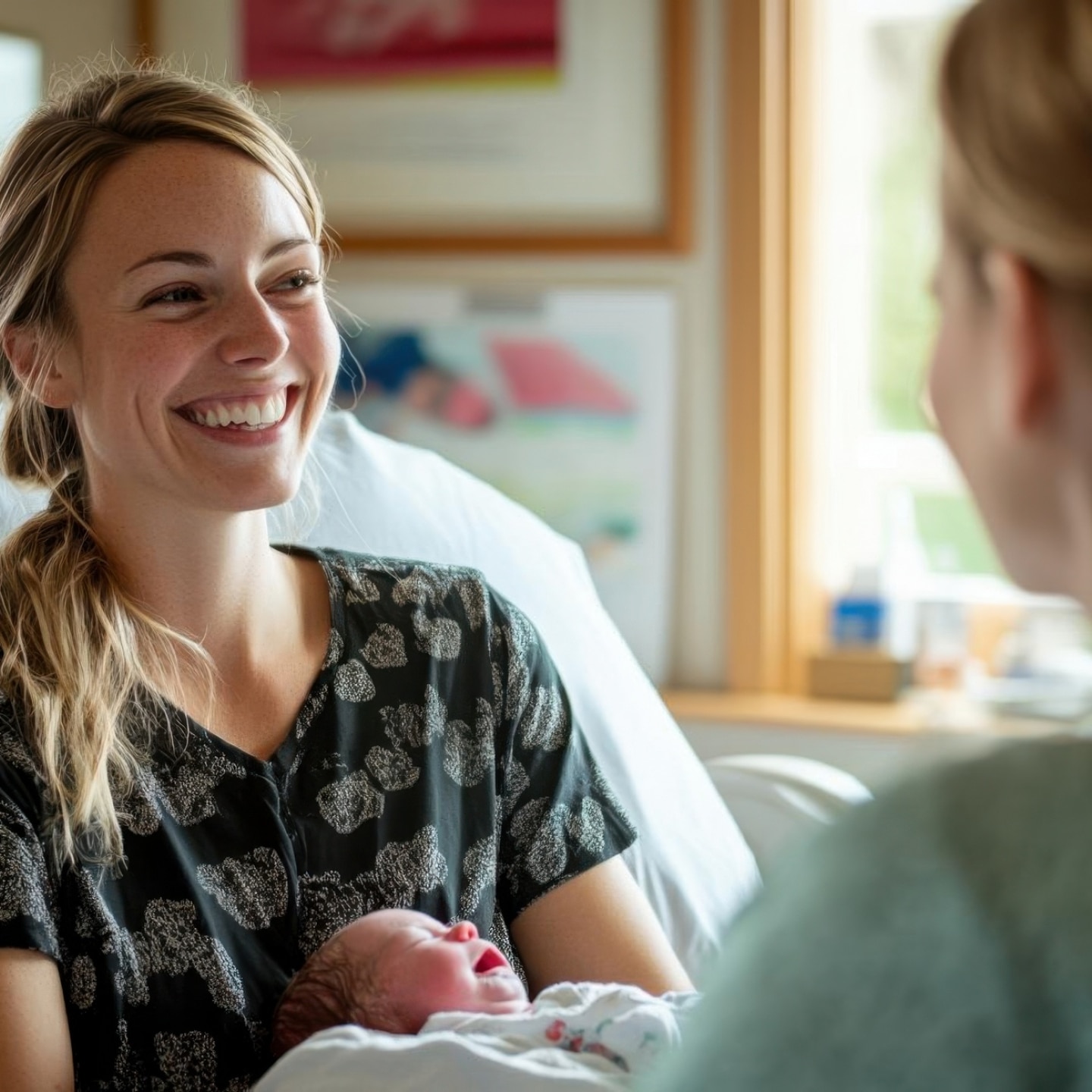 mutter-mit-baby-im-arm-im-krankenhaus