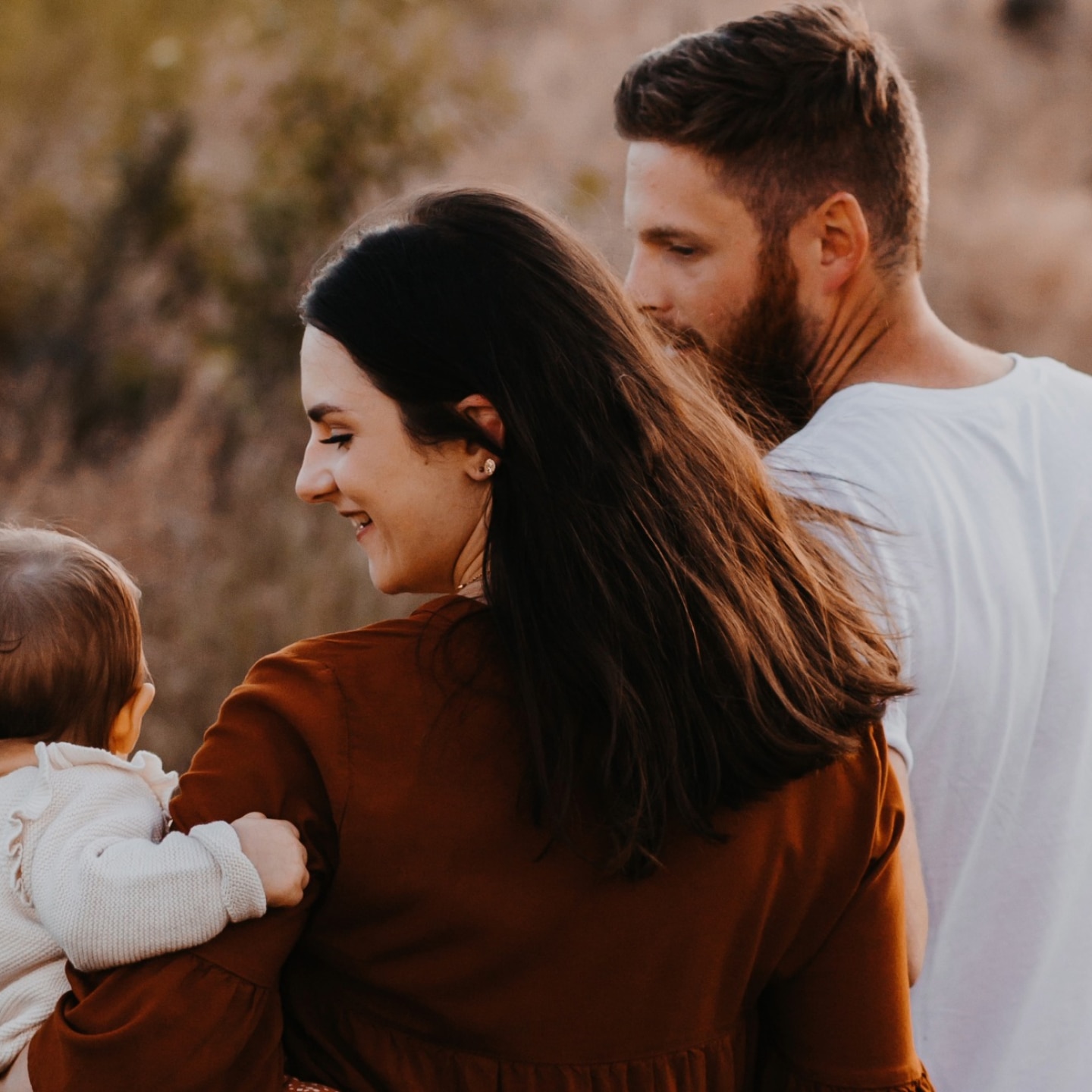 familie mit kleinkind