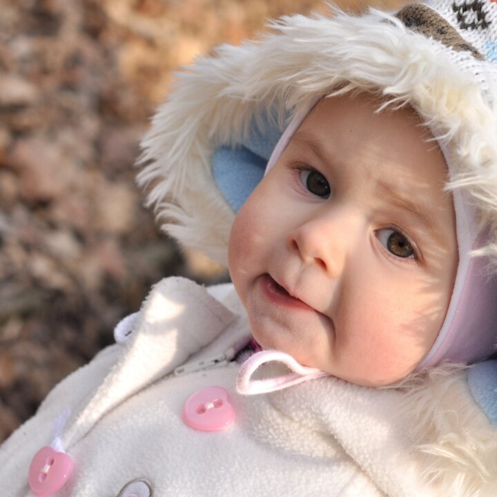 Baby im Winter