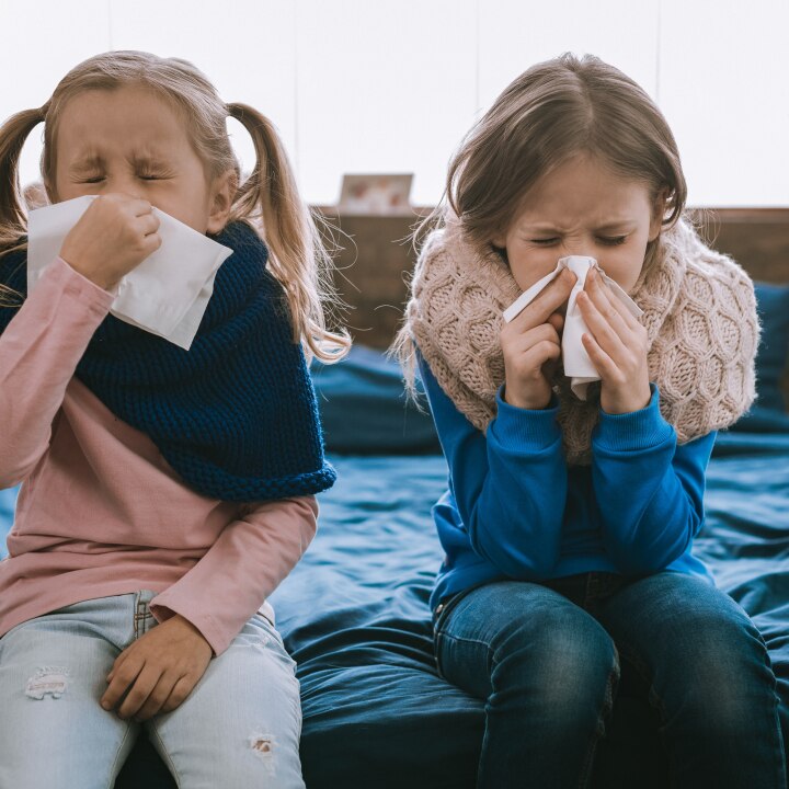 Kids being ill