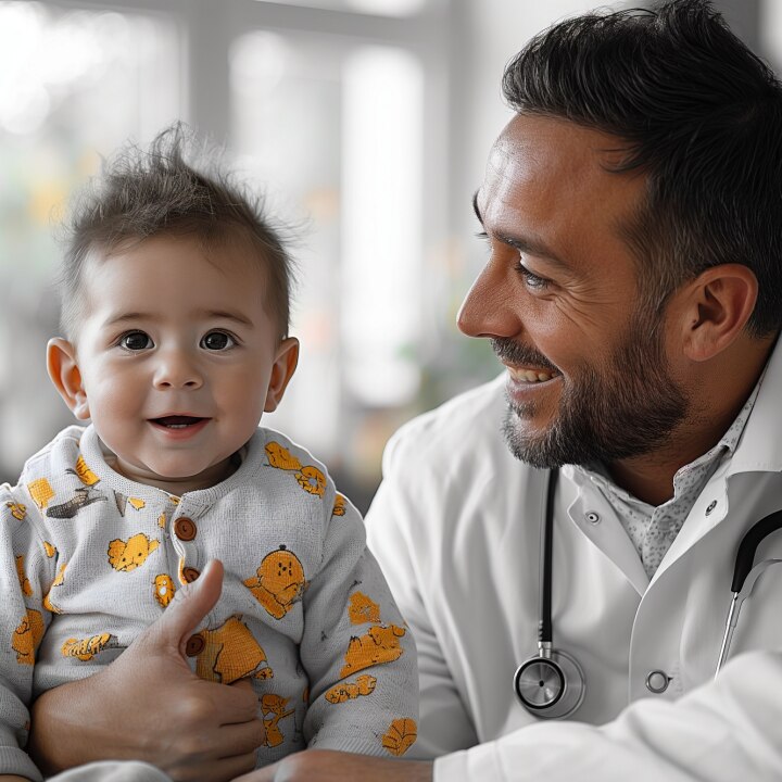 papa und sohn
