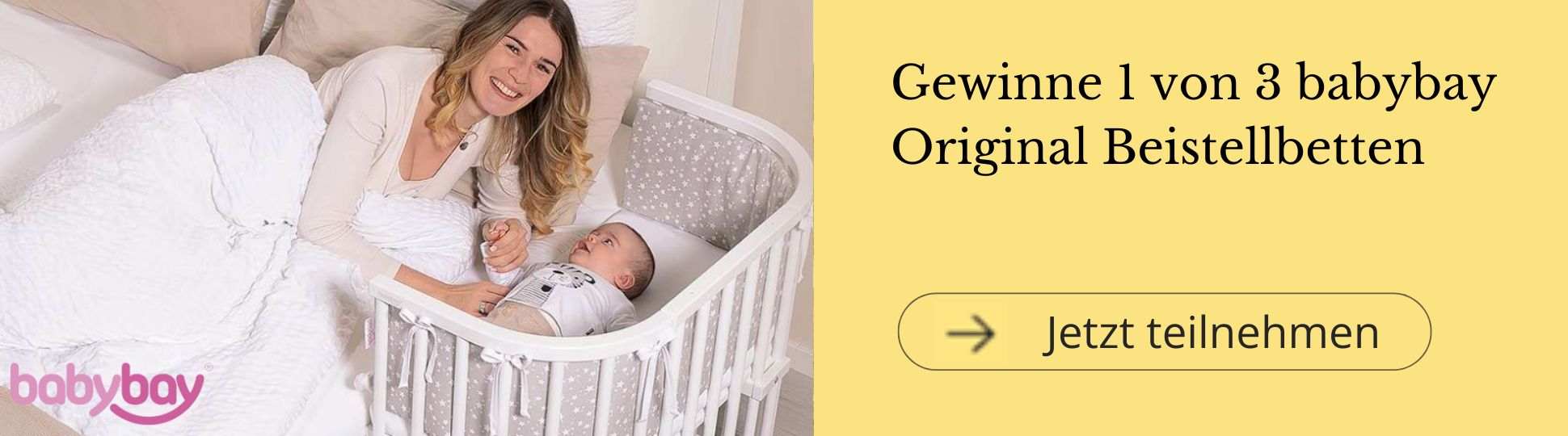 Gewinne eines von drei Beistellbetten