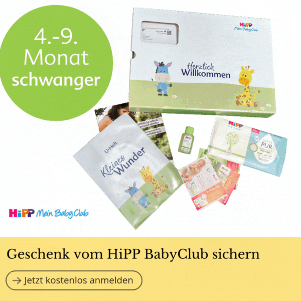 Jetzt für Hipp Babyclub registrieren