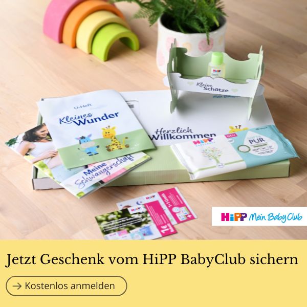 Jetzt für Hipp Babyclub registrieren
