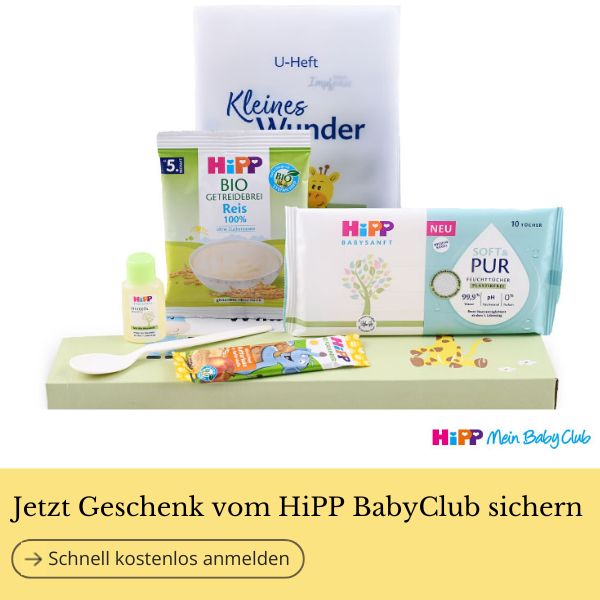 Jetzt für Hipp Babyclub registrieren