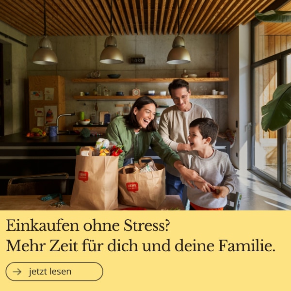 Zeit sparen beim Einkaufen