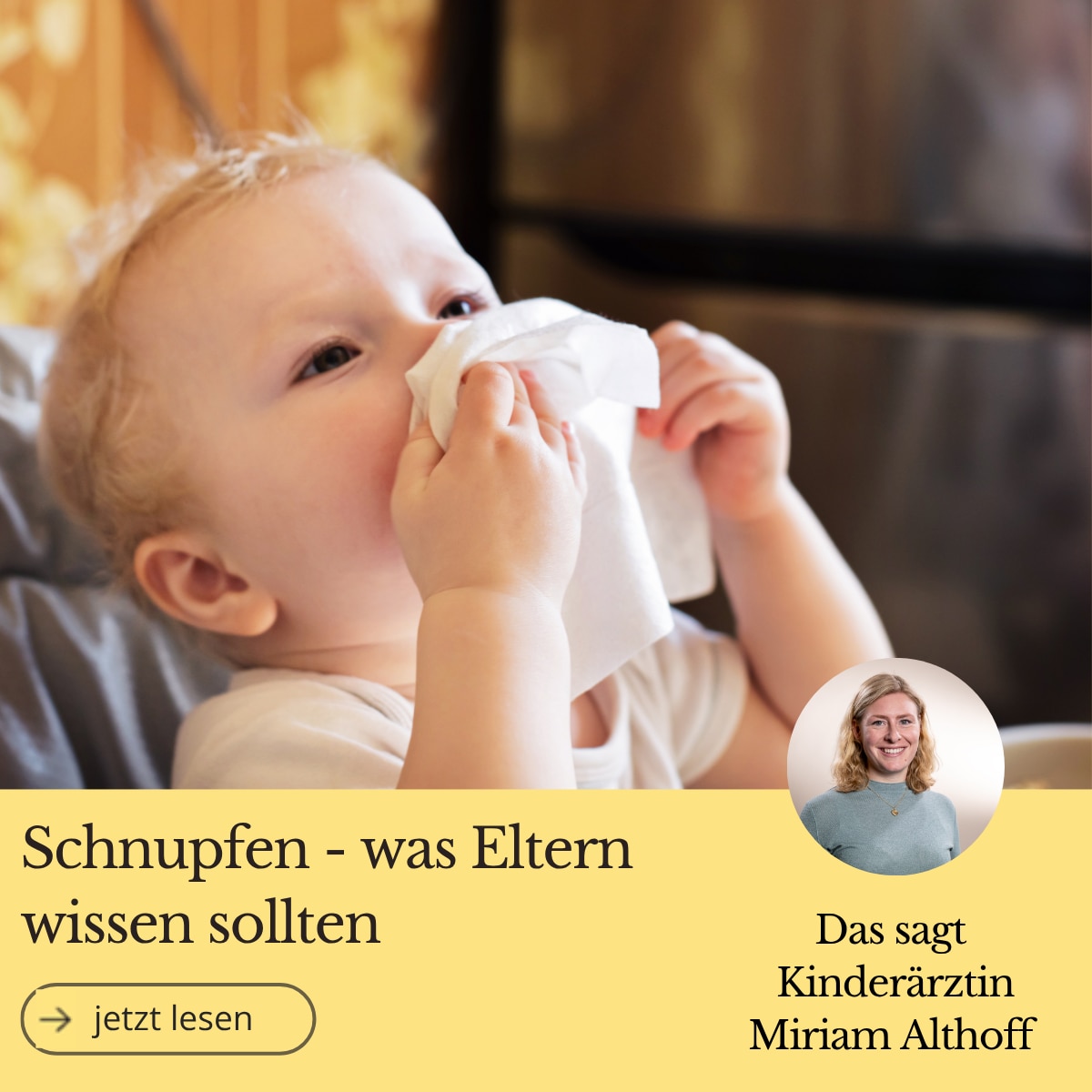 Schnupfen bei Babys & Kindern
