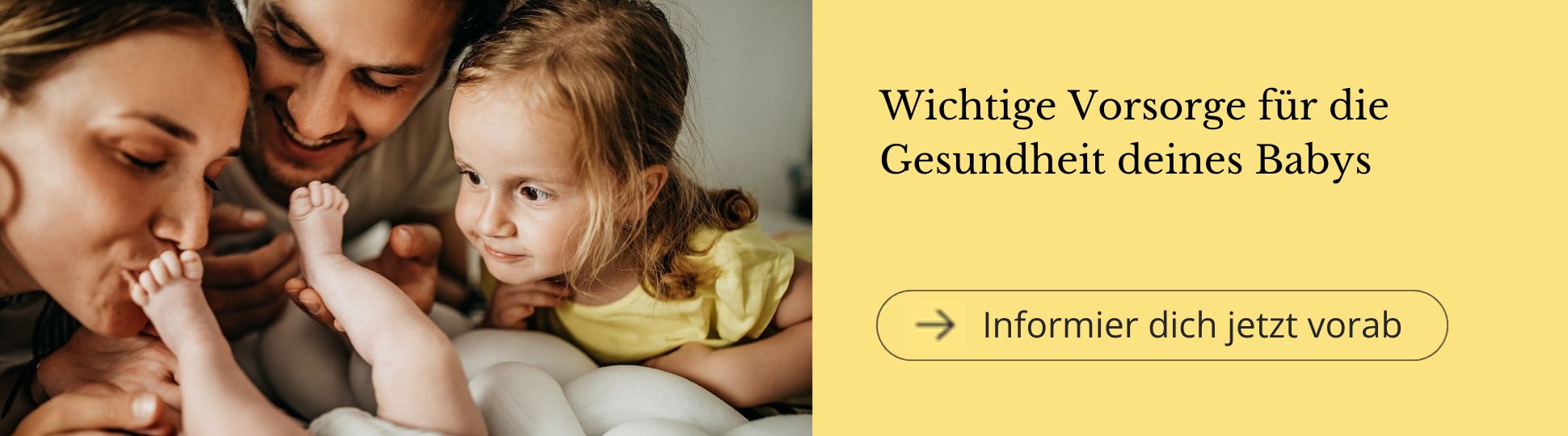 Wichtige Vorsorge für dein Baby