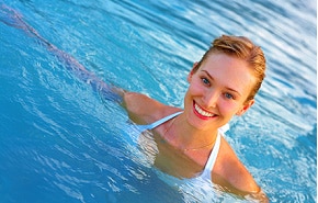 Sauna und Schwimmbad in der Stillzeit